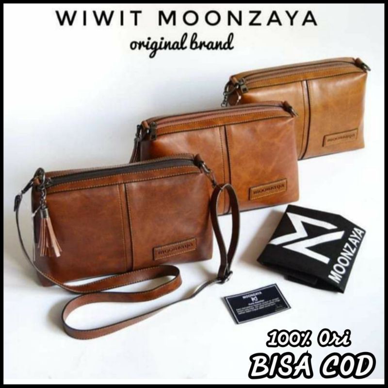 Tas Kulit Wanita Slingbag Mini WIWIT MOONZAYA Tresna  Gayatri Moonzaya Original Brand