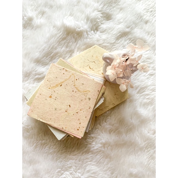 

handmade paper square