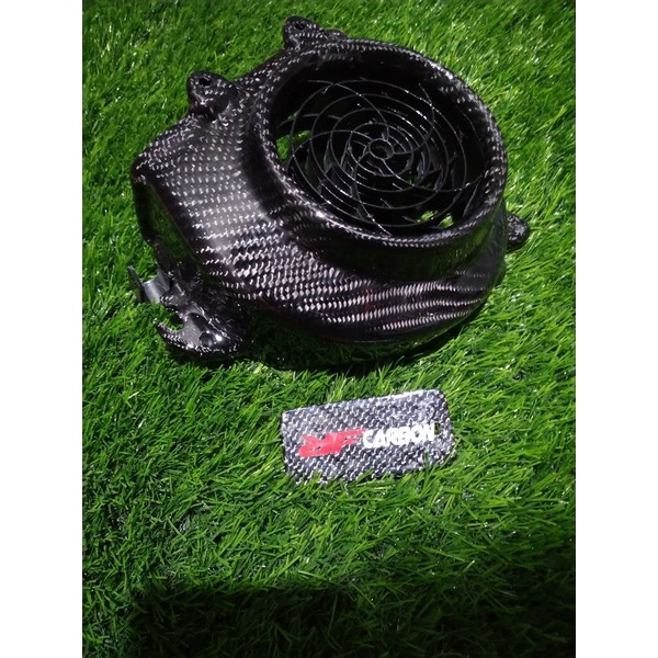 Cover kipas /Cover fan beat/scoopy karbu Carbon Kevlar