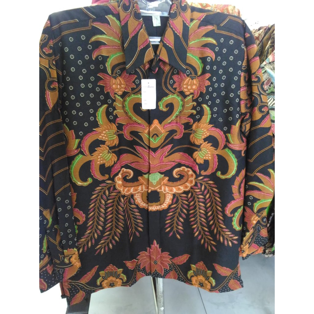 Batik Danar Hadi Lengan Panjang Original Premium Series Hitam [ADN-PA106]