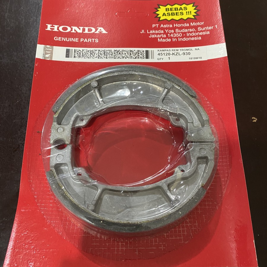 B KZL KAMPAS REM BELAKANG MOTOR VARIO 110 125 150 BEAT FI F1 ESP POP STREET SCOOPY SPACY PCX TROMOL 