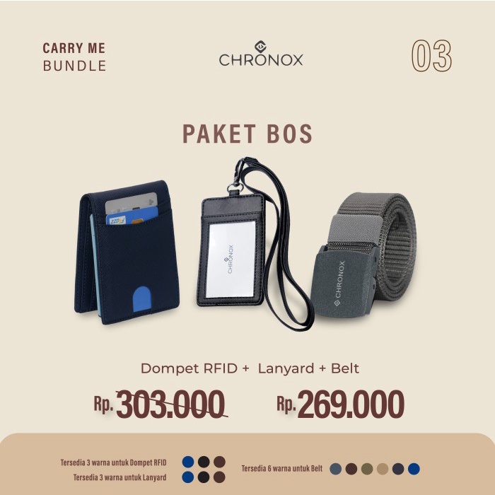 

Id Card - Promo Paket Bundling 3 - Dompet + Lanyard/Id Card/ + Gesper/Belt