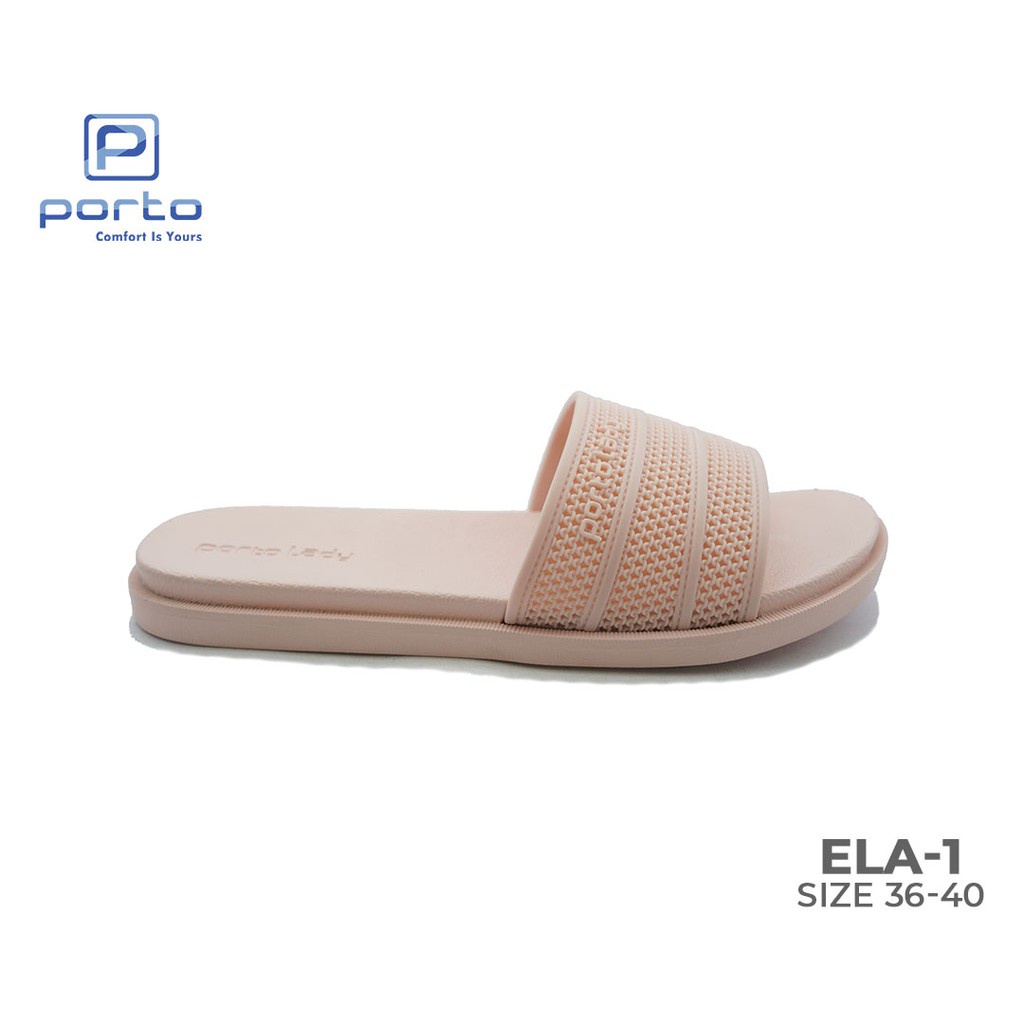 Sandal Slop / Sandal Karet / Sendal Wanita Porto ELA-1