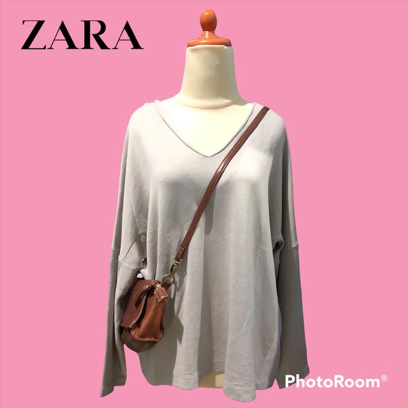 BLOUSE ZARA KAOS OVERSIZE