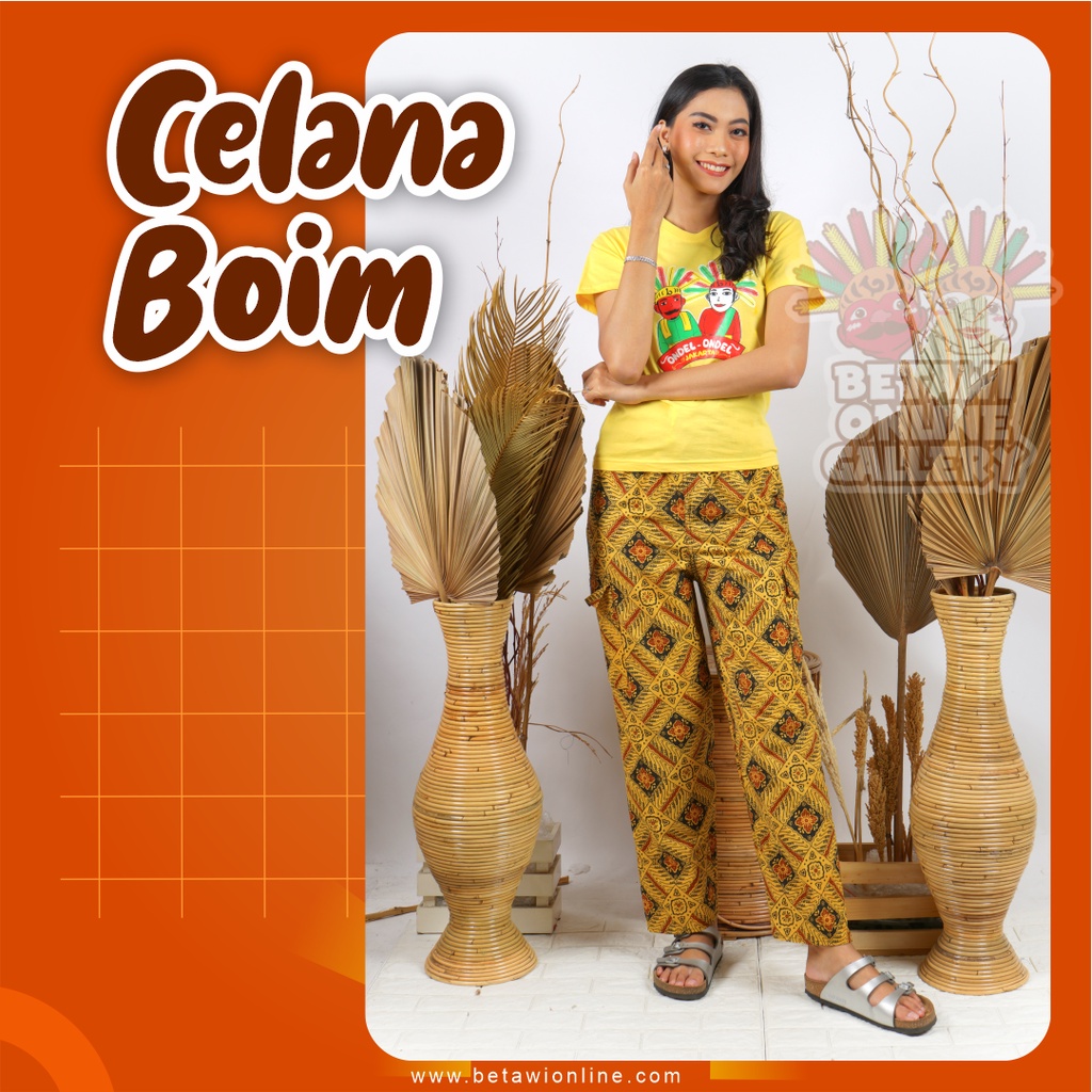 Celana Boim Batik/Celana Betawi Dewasa/Remaja