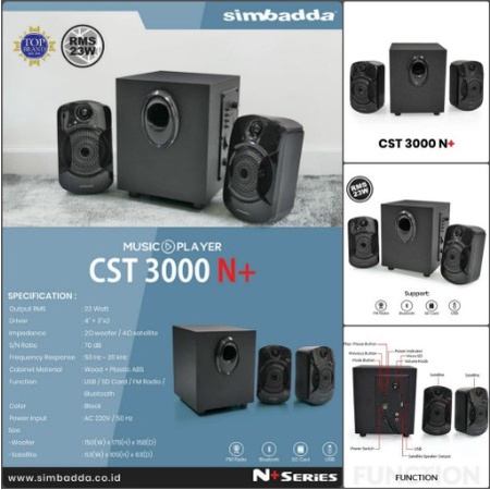 Simbadda CST 3000N+ Multimedia Speaker