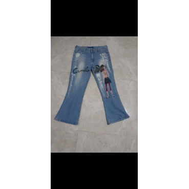 celana jeans  wanita cutbray preloved
