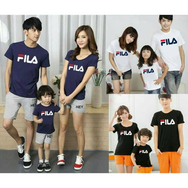  kaos  distro  fila couple  kaos  fila couple  keluarga  