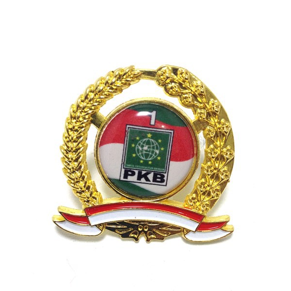 Pin Bros Bross Logo Emblem Padi Kapas Partai PKB