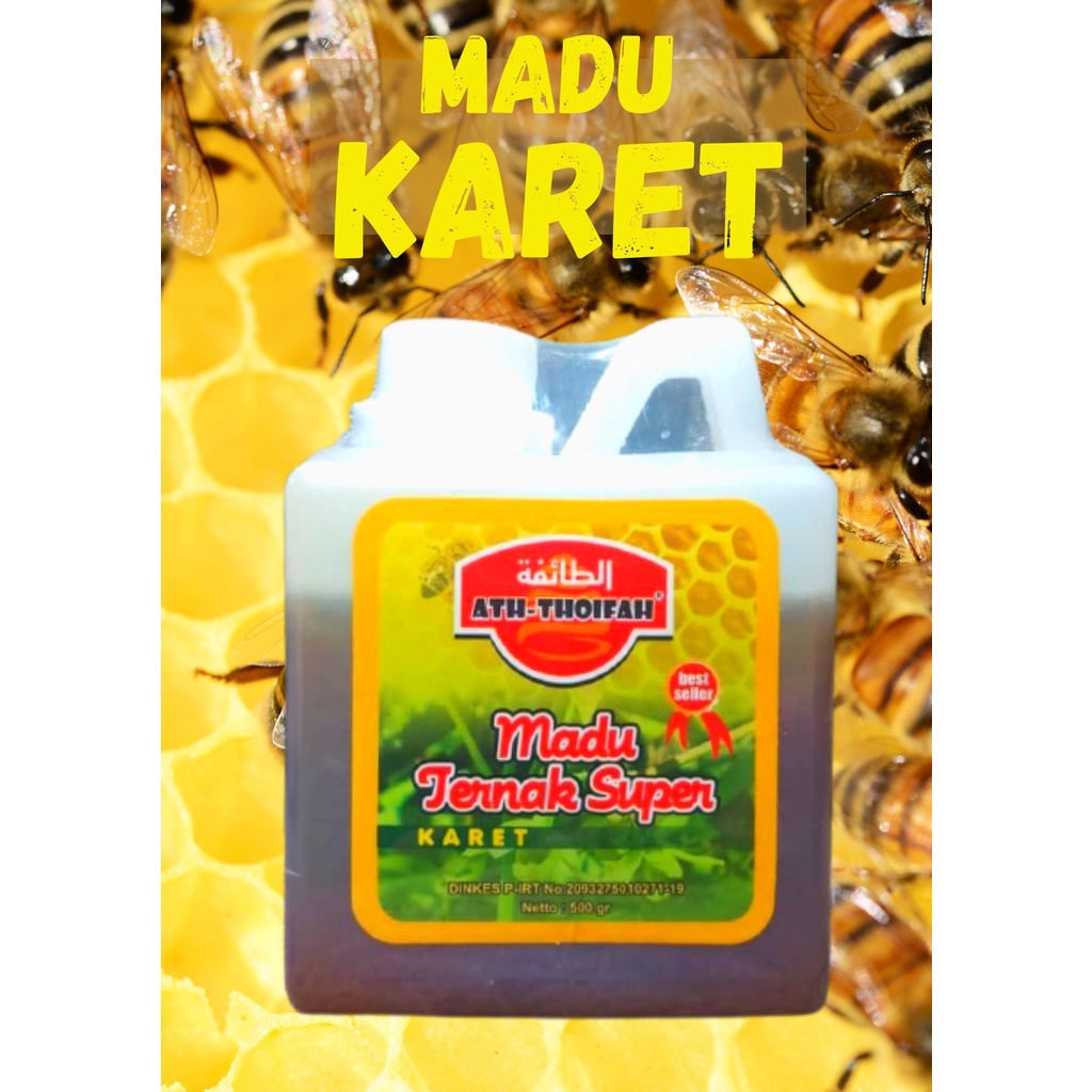 

madu murni nektar bunga karet ath-thoifah 500gr