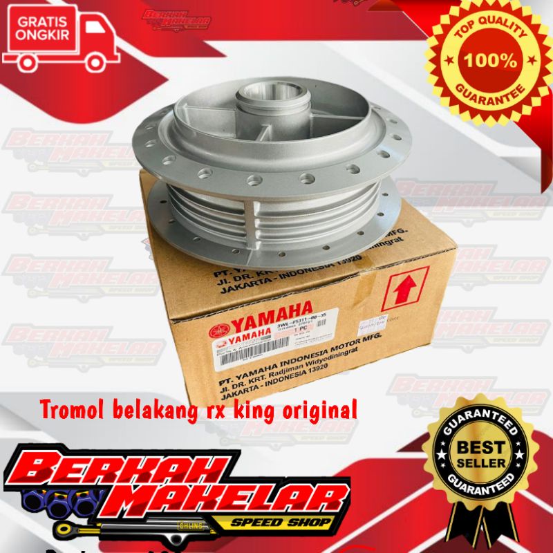 TROMOL BELAKANG RX KING SCORPIO ORIGINAL SET NAPGEAR JUPITER MX
