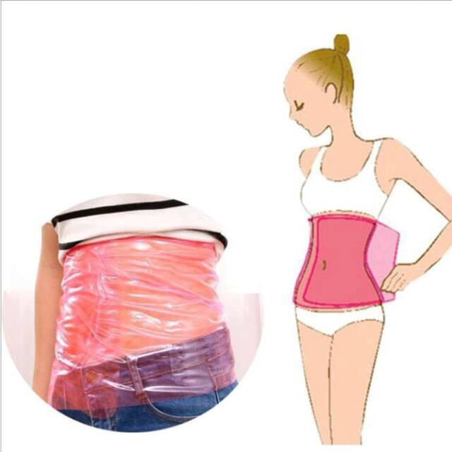 Plastik Sauna Pengecil Perut Slimming Wrap Shape Up Waist