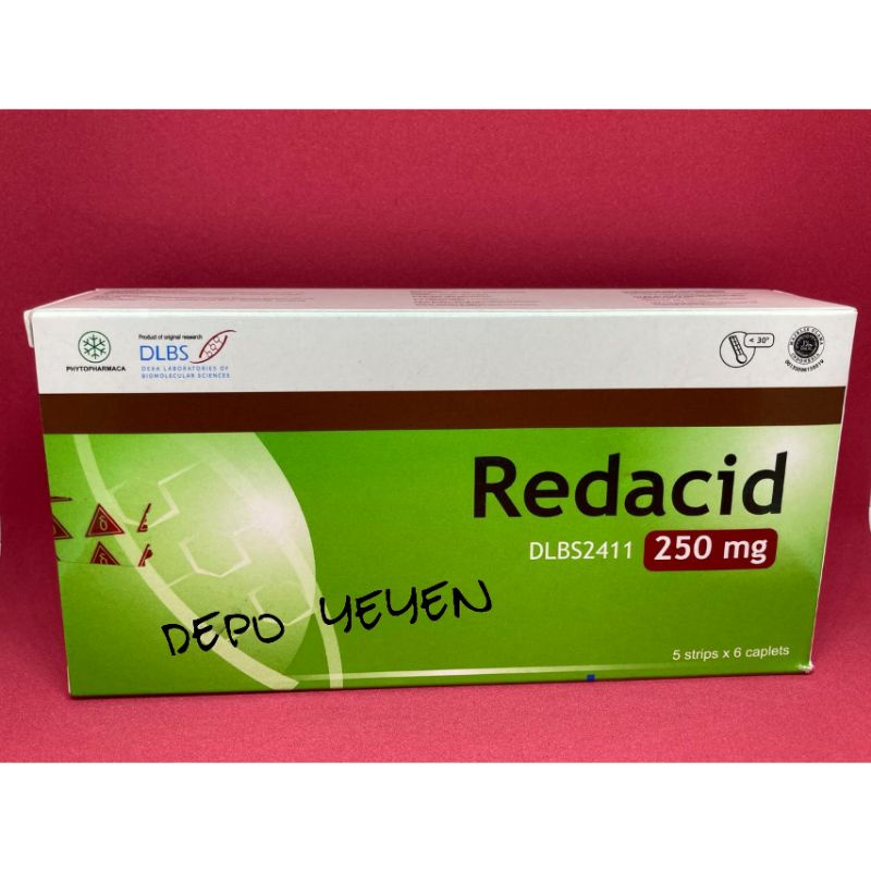 REDACID 250MG OBAT LAMBUNG ALAMI dari BAHAN ALAM INDONESIA CINNAMOMUN BURMANI CORTEX(KAYU MANIS) KARYA ANAK BANGSA