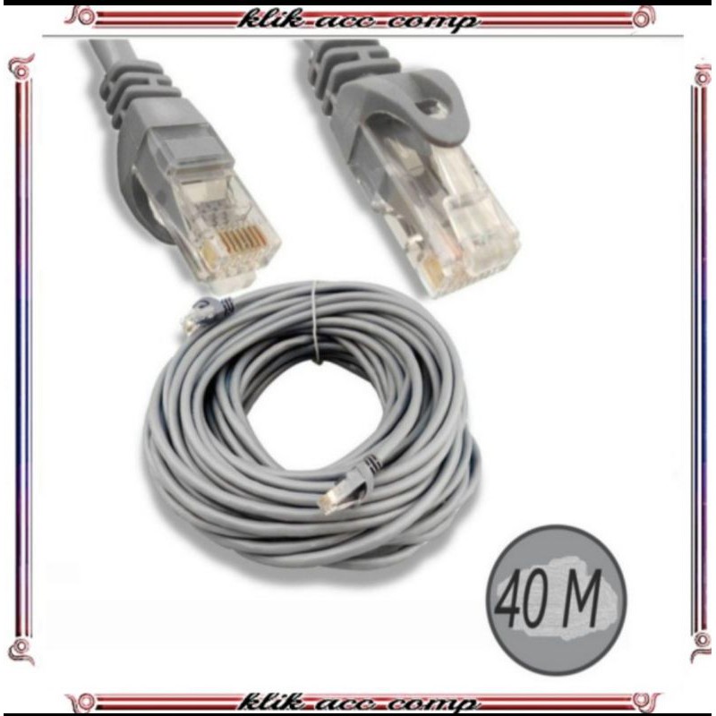 KABEL LAN NYK CAT6 40 METER UTP internet