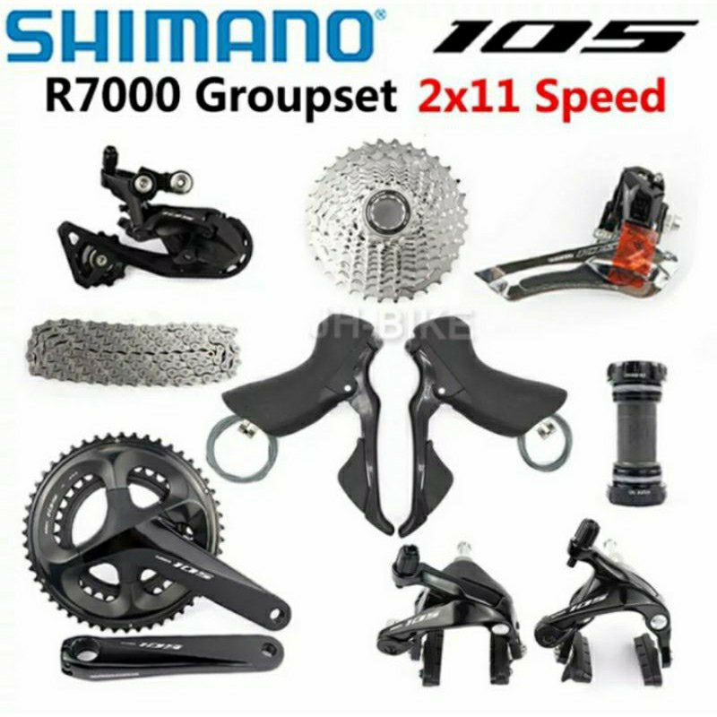 FULL GROUPSET SHIMANO 105 R7000 RIM BRAKE