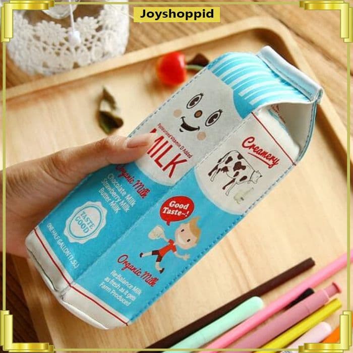 

Kotak Pensil Bentuk Kotak Susu / milk tempat alat tulis tempat pensil