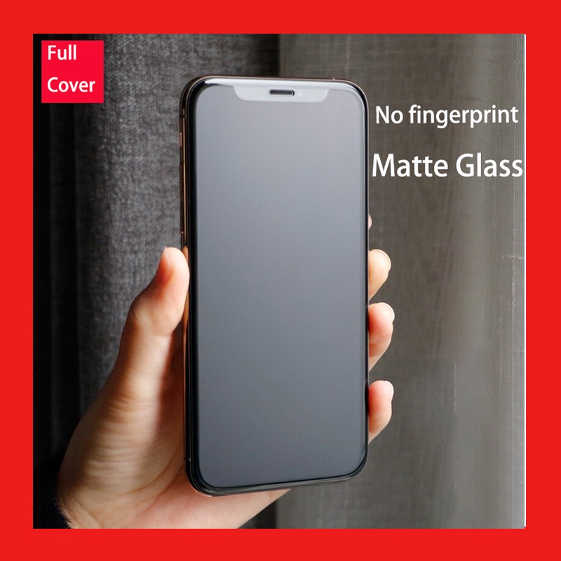 Tempered Glass Vivo X21 UD - Matte Premium Full Cover Antigores Anti Fingerprint Anti Glare Minyak