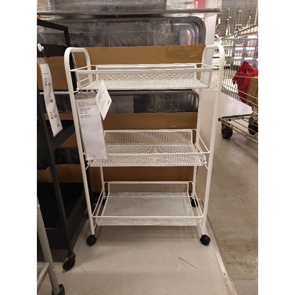 Rak Troli 26x48x77 cm / RAK TROLI PUTIH