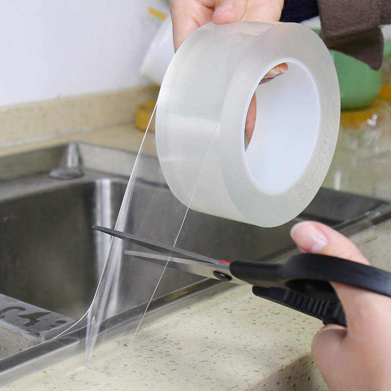 TaffPACK Lakban Waterproof Dapur Kitchen Sink Seal Tape 0.8x30mm 3 Meter - YK-468 - Transparent