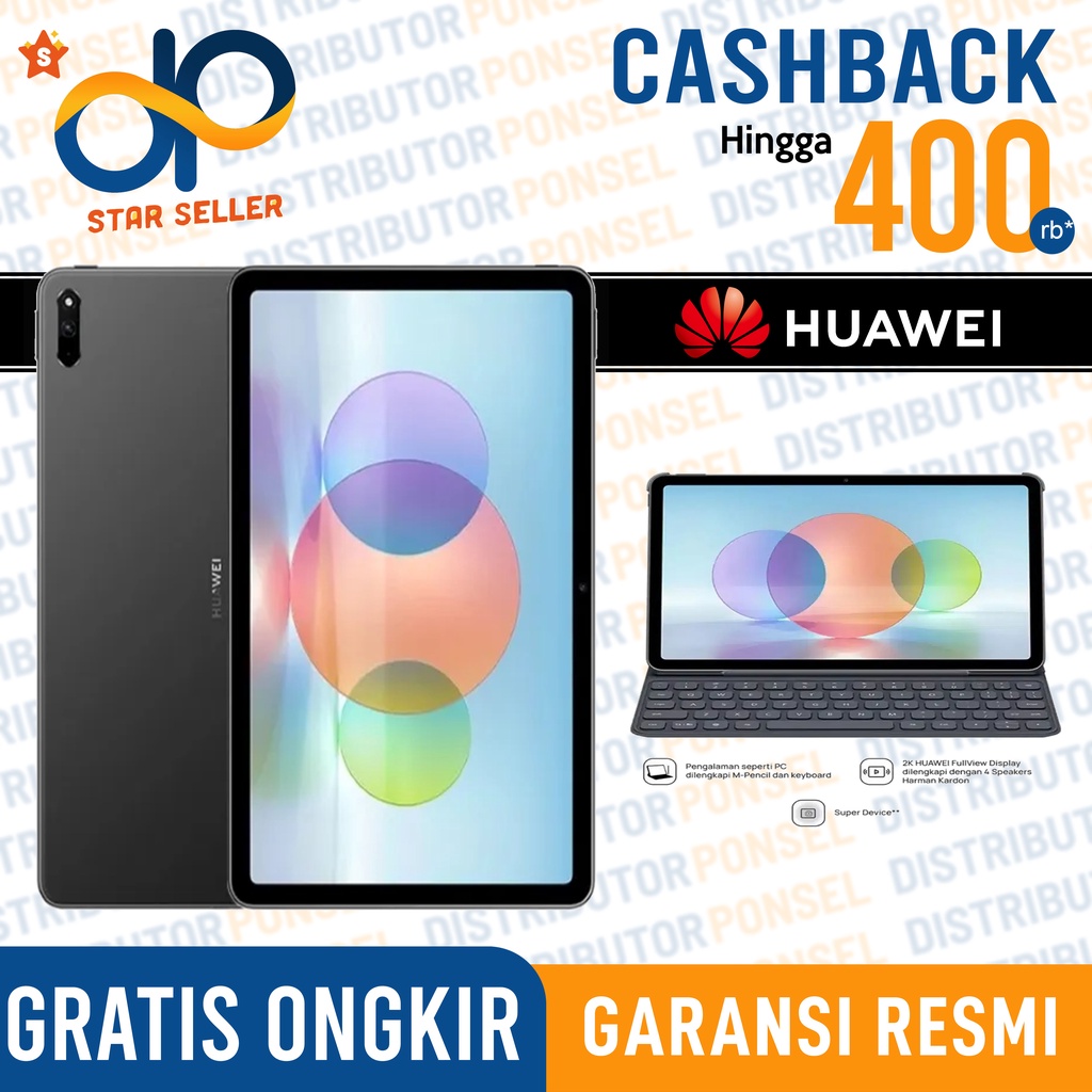 Huawei MatePad 10.4 2022 4/128 GB Garansi Resmi 2K FullView Display