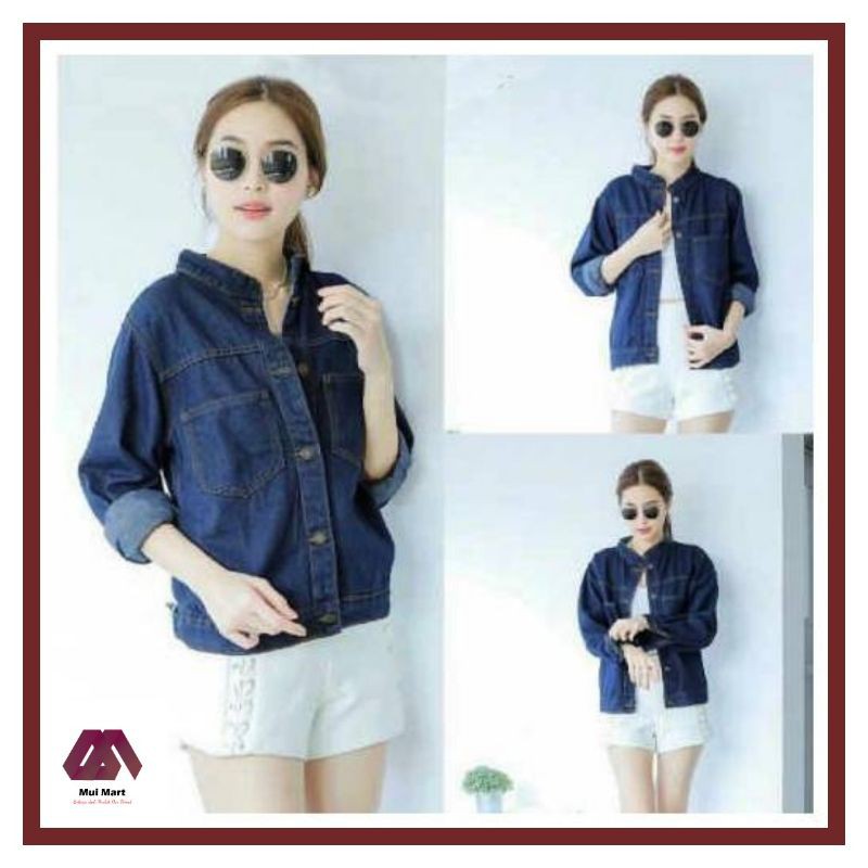 Jaket Jeans Cewek Jaket Semi jeans Wanita Dewasa Virginia