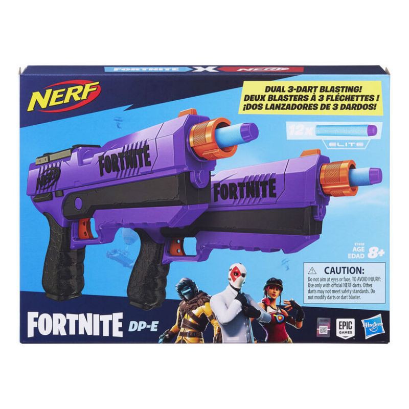 Mainan Anak Pistol Nerf Gun Fortnite DP-E Dual