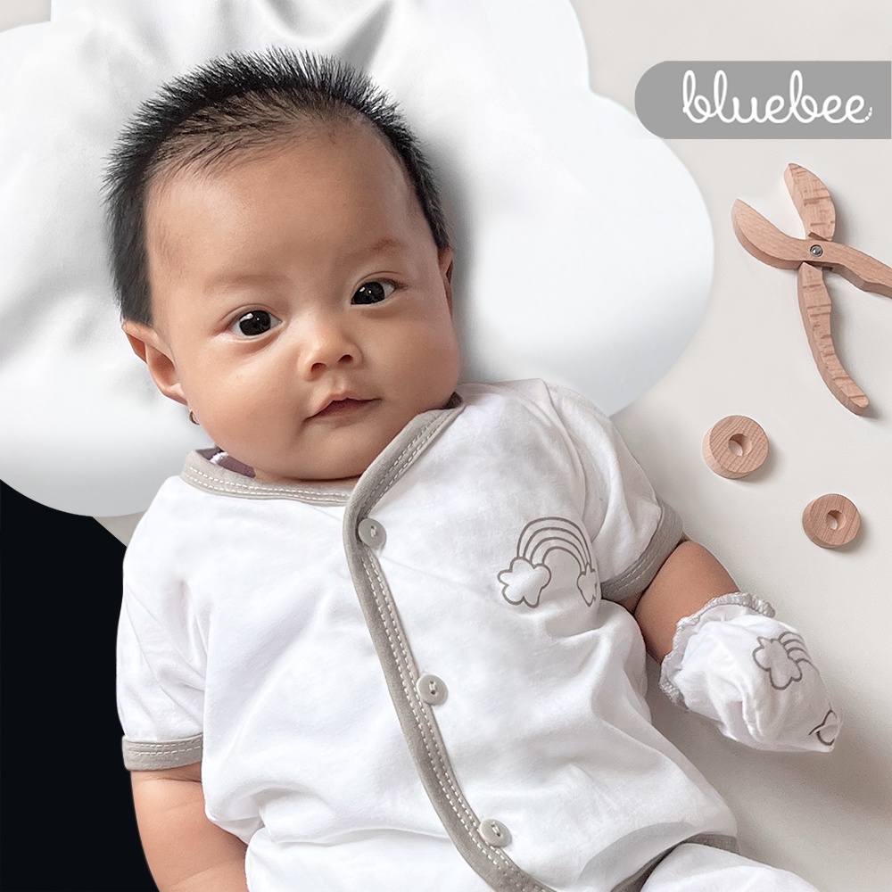 Blue Bee Baju Bayi Tangan Pendek / Setelan Bayi Lengkap / Setelan Anak 22003