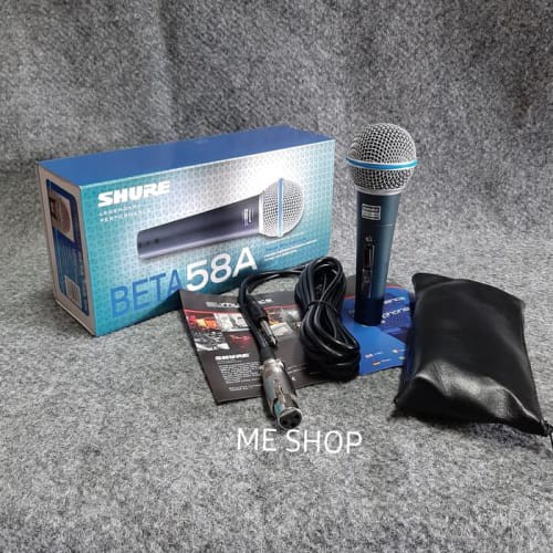 MIC KARAOKE SHURE BETA58 MICROPHONE VOCAL SHURE BETA58