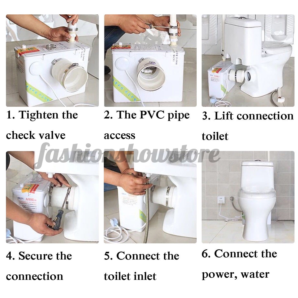 Fashionshowstore Pompa Penghancur Pembuangan Toilet Otomatis Untuk Kamar Mandi Shopee Indonesia