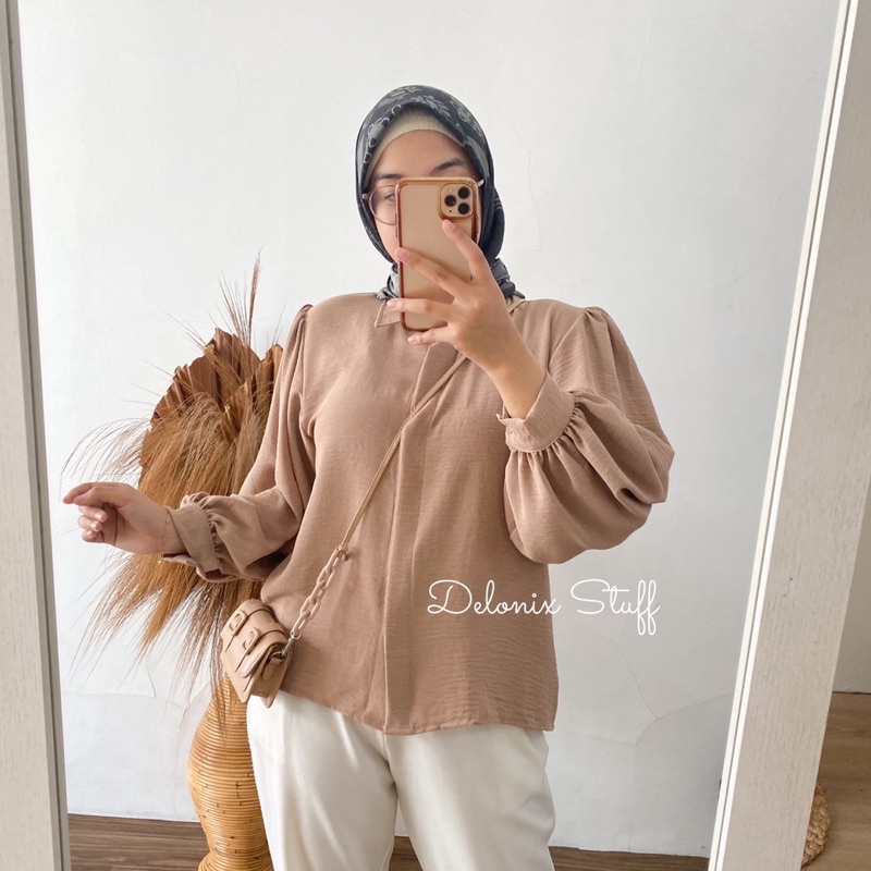 DELONIX | Sheryl crinkle top