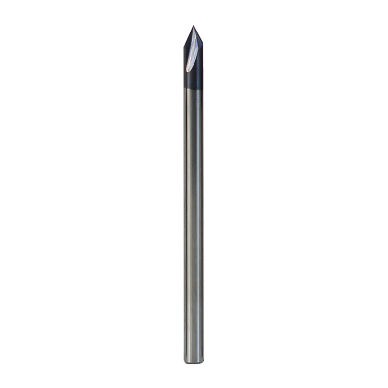 Bit Router Chamfer End Mill 60 Derajat 3 Flutes Bahan Tungsten Steel Untuk Mesin Chamfer