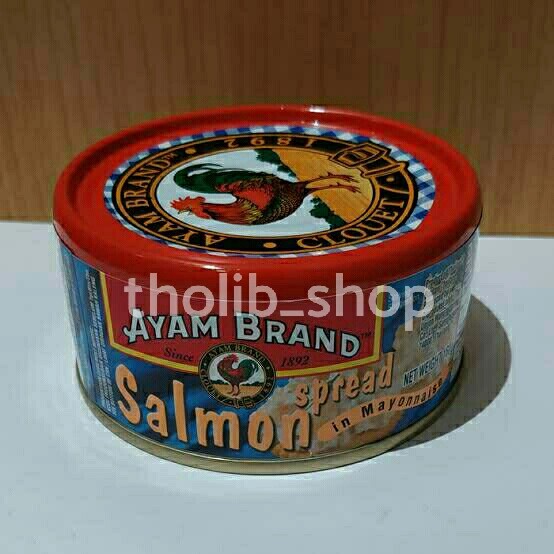 

Ayam brand salmon spread dalam mayonaise160gr can