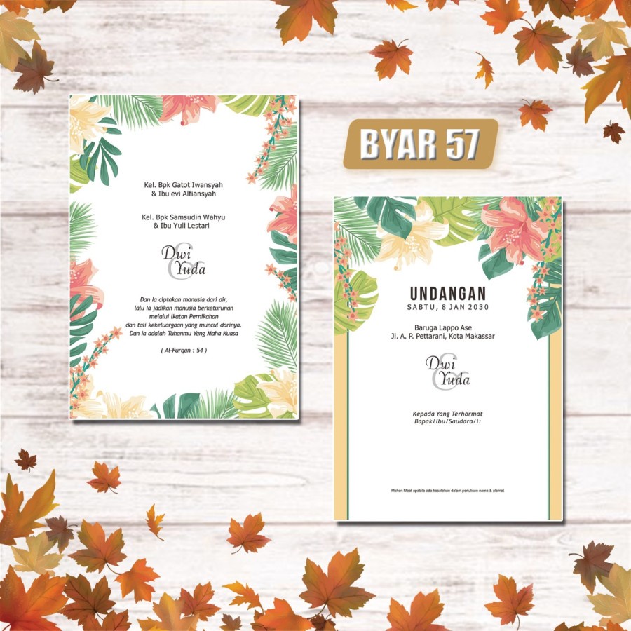 

Blangko Undangan Nikah Byar 57 Free File Setting