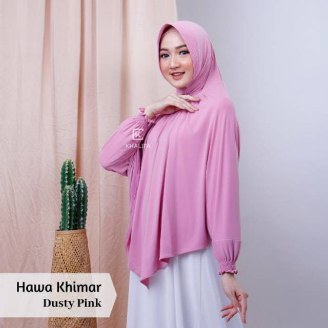 KHIMAR HAWA HIJAB TANGAN || KHALIFA