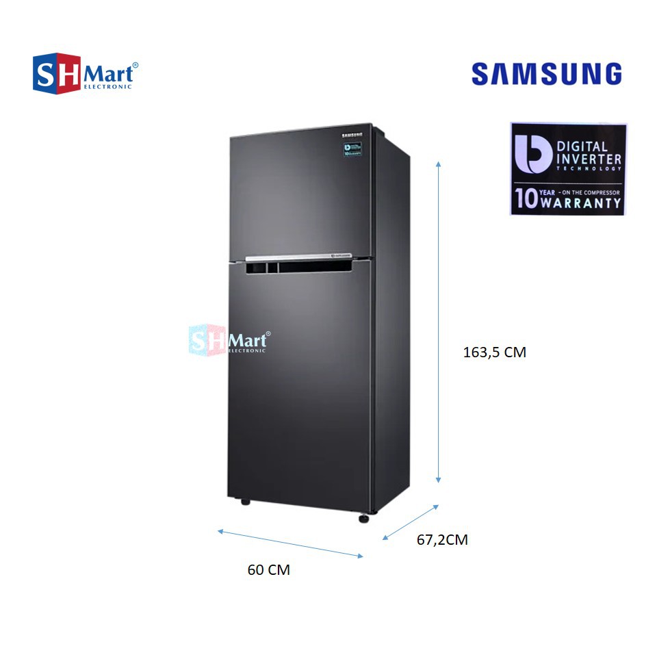 KULKAS SAMSUNG 2 PINTU KAPASITAS 300 LITER RT29K503JB1 RT29 ALL AROUND COOLING GARANSI RESMI MEDAN