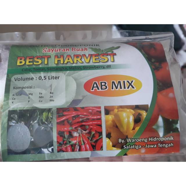 Nutrisi AB MIX Sayuran Buah