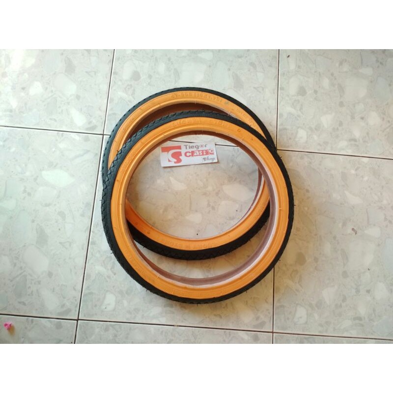 2 Ban Luar Lucky Stone 16 x 175 Sepeda Lipat Seli Minion Minitrek Minivelo Dahon 16x1.75