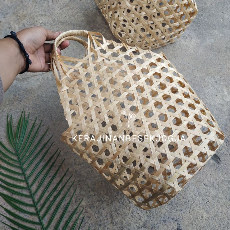 TAS YUKENSI BLICING | tas bambu/hampers/besek kekinian/besek Jogja/keranjang bambu /keranjang murah