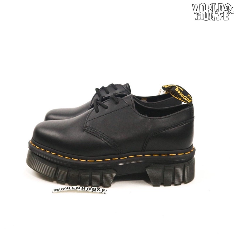 Dr Martens Audrick 3 hole shoes black nappa lux