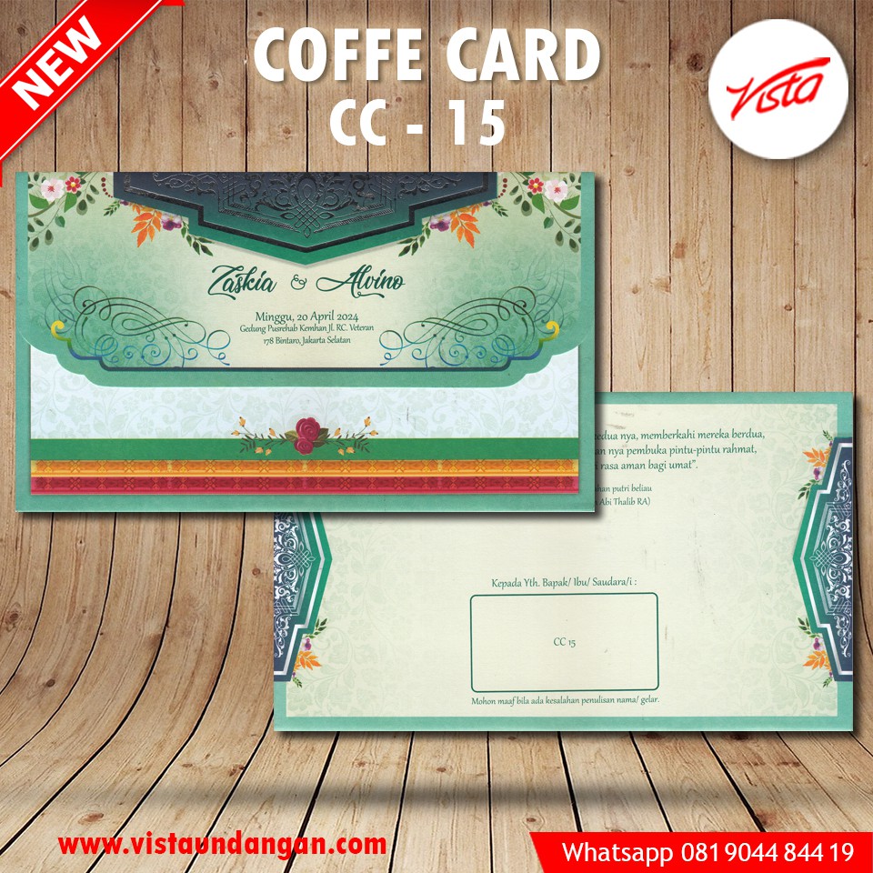 

Undangn blanko nikah coffe card 15 DIY Print bukit tinggi harga ukuran plastik