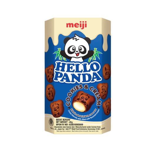 Hello Panda Meiji 45g/ Hello Panda/ Biskuit Panda 45g/ Meiji Hello Panda Biscuit