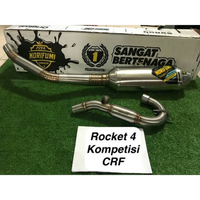 Knalpot Norifumi Rocket 4 Kompetisi KLX 150 dan CRF 150