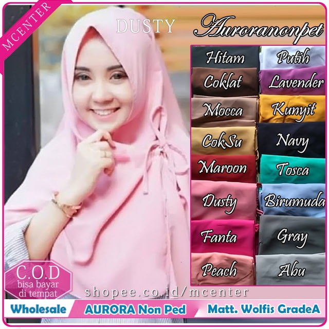 Jilbab Instan Najma 1 Slup Praktis Model Cantik Instant Pad Anti Tembem Antem