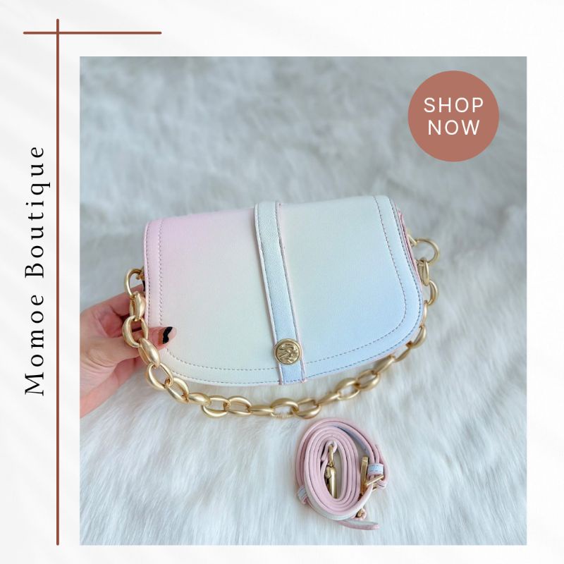 C1324 Tas Selempang Wanita CharlesnKeith Blaire Chain Handle Shoulder Bag