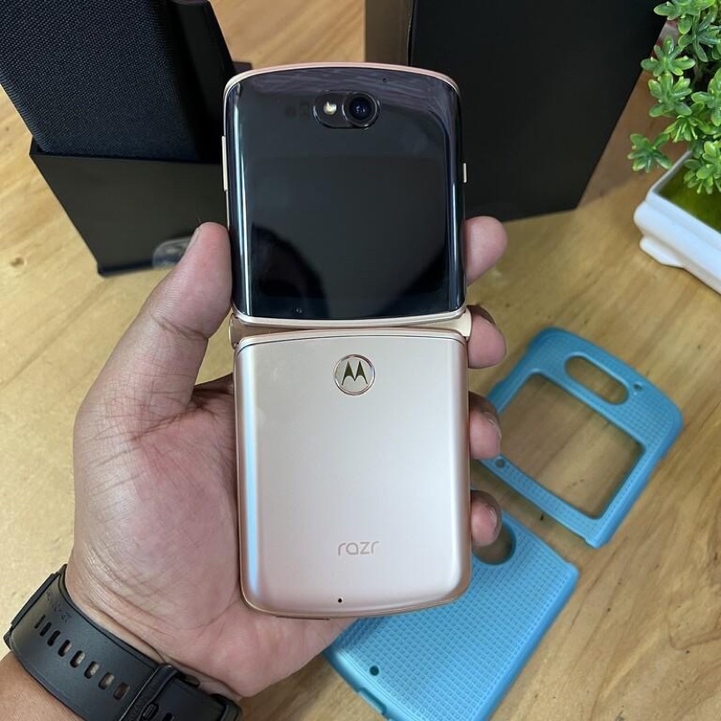 Motorola Razr 5G XT2071-3 2021 Limited Blush Gold Pajak resmi bea cukai full Original