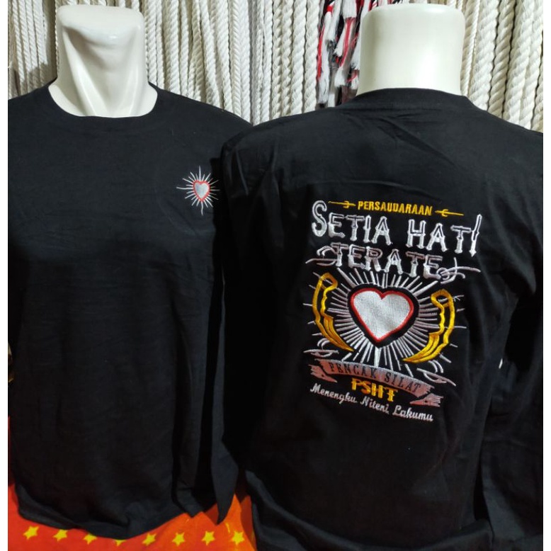 kaos psht panjang bordir