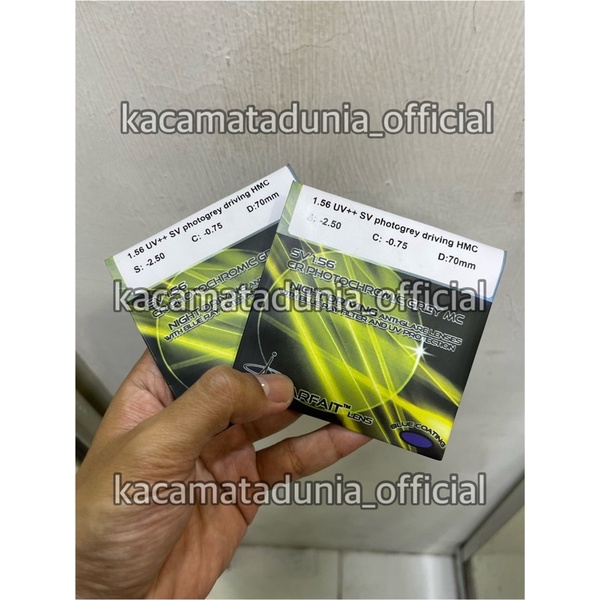 lensa minus night drive / night driving bluechromic ( blueray photocromic )