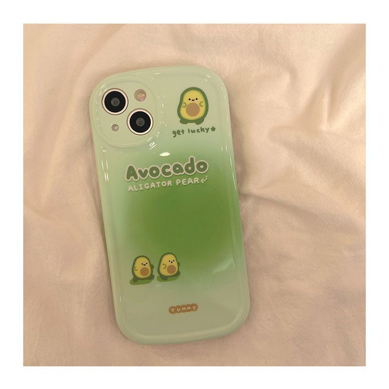 Soft Case Hp Gambar Alpukat Untuk iPhone 12 / 13 / 11promax / X / Xs Max / Xr hqqp