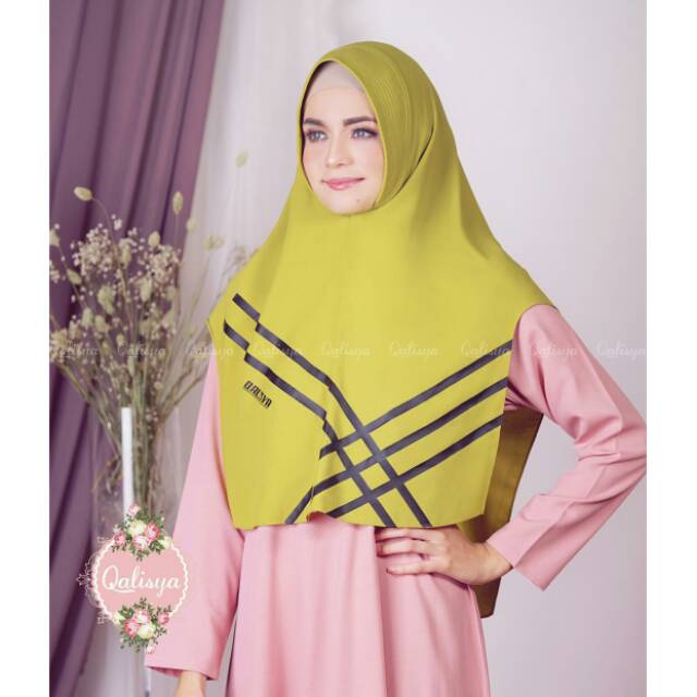 Khimar Faraza by Qalisya ori Branded no KW