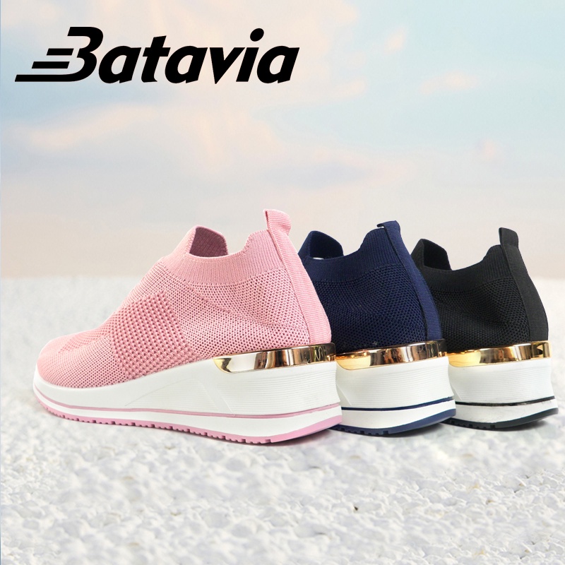 Batavia 2023 sepatu dansa sepatu anyaman terbang baru meningkatkan sepatu kasual olahraga bernapas A14